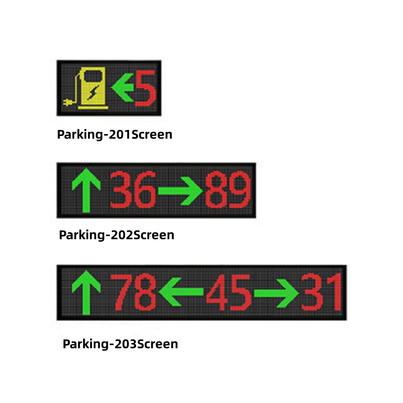 Split Parking Indoor Led Display 