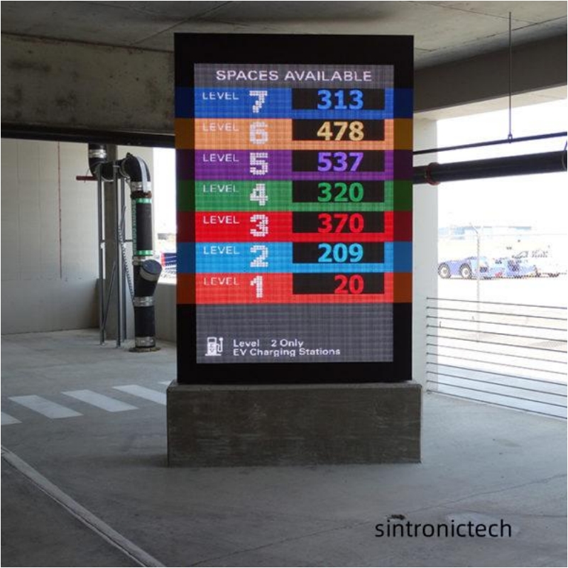 Split Parking Outdoor Led Display